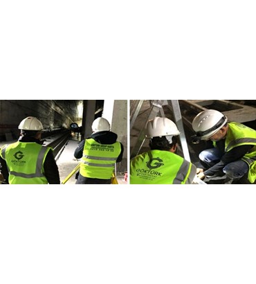 Metro Çelik Yürüme Yolu Uygulama